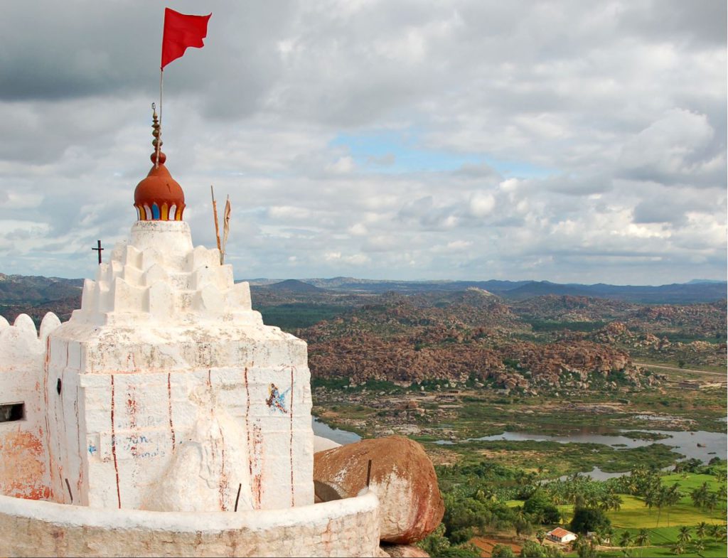 Hanuman temple in Anegundi