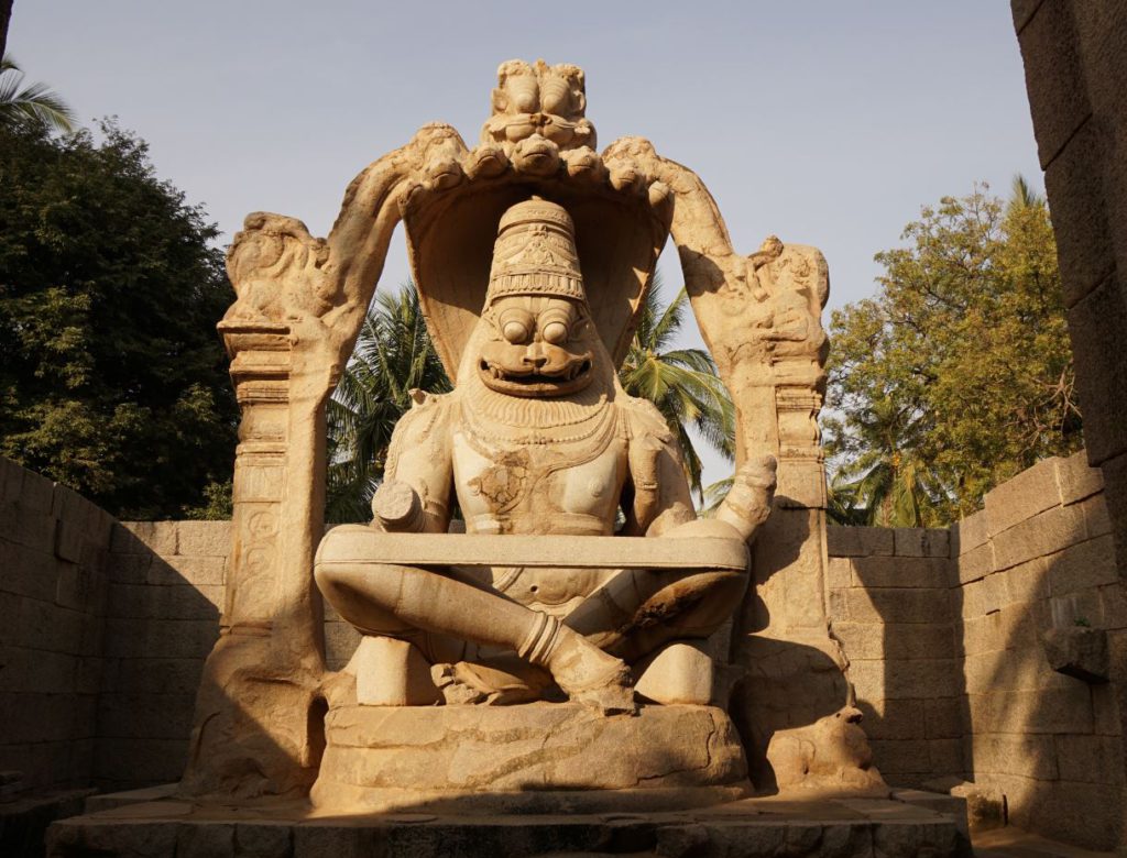 Lakshami Narsimha Statue in Hampi