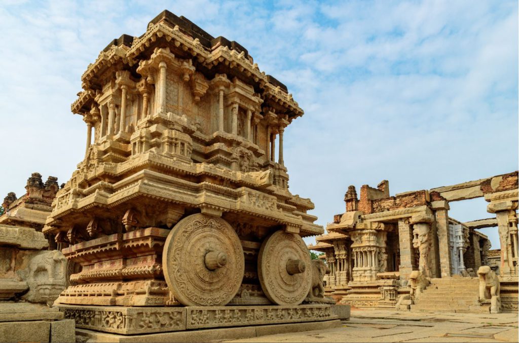 Stone Chariot at Vittala temple complex