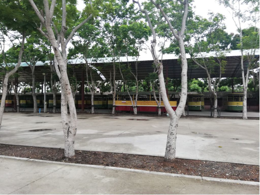 Trams inside Ancient City