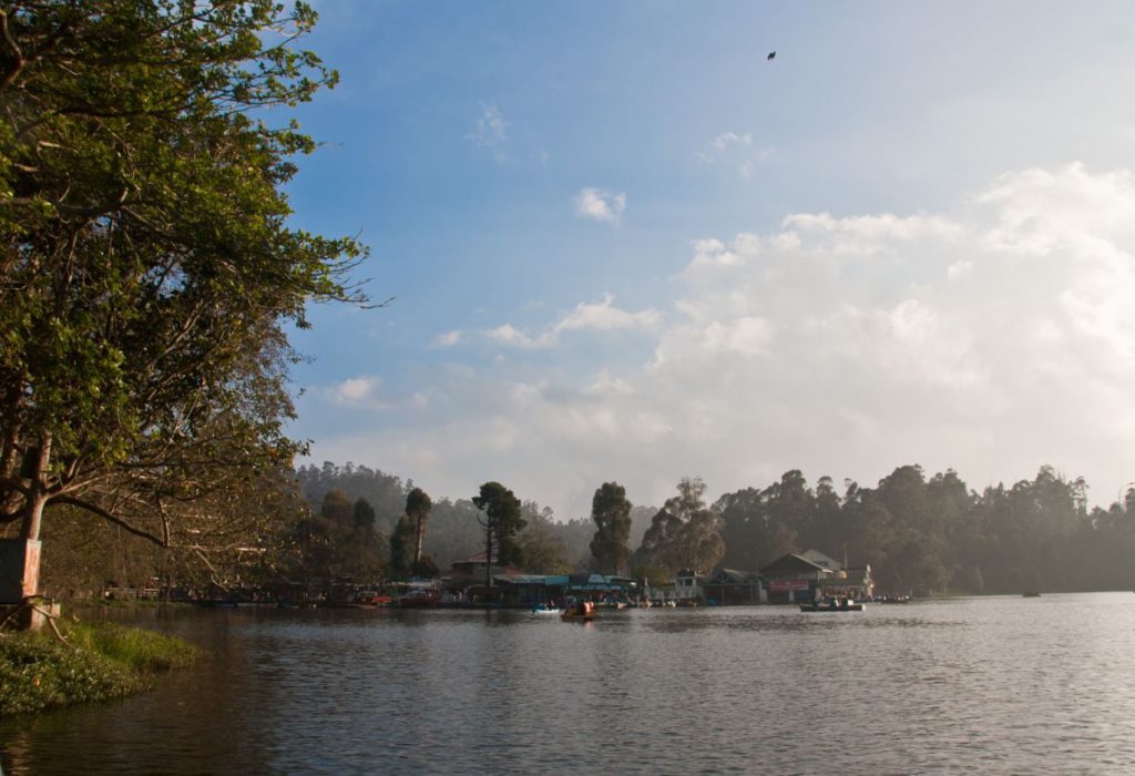 View of Kodai Lake in Kodaikanal