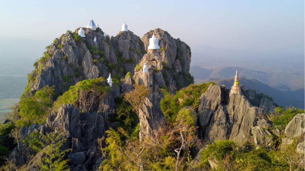 Wat Chalermprakiat or Floating temple in Lampang