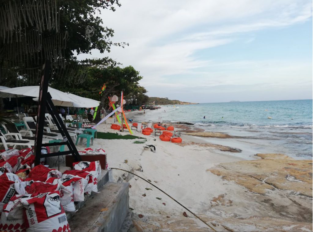 Equipment available at the beaches in Koh Samet