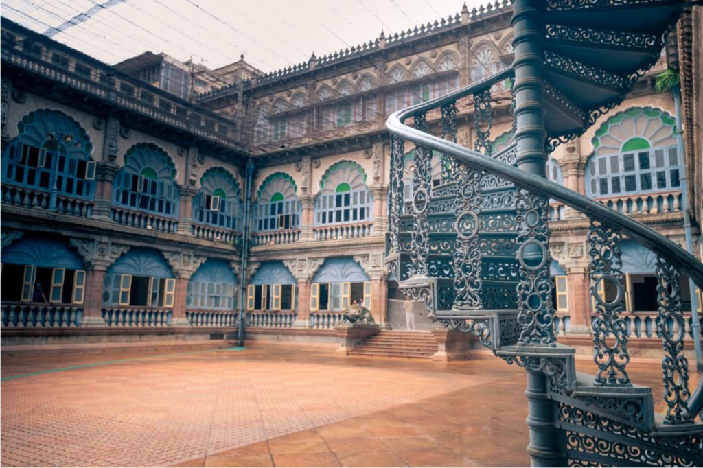 Coutyard inside Mysore Palace