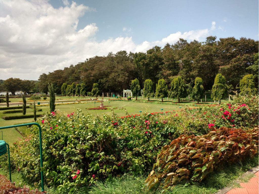 Day time view of Brindavan Gardens