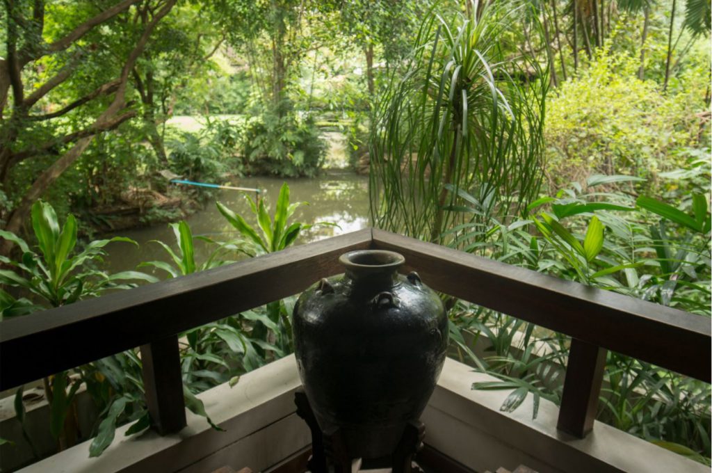 View from the balcony of Suan Pakkad Palace