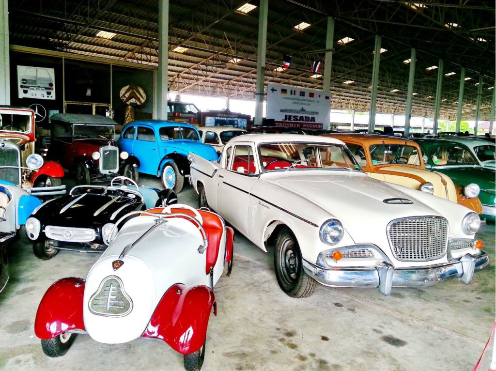 Vintage Car collection in Jesada Technik Museum, Museums in Bangkok