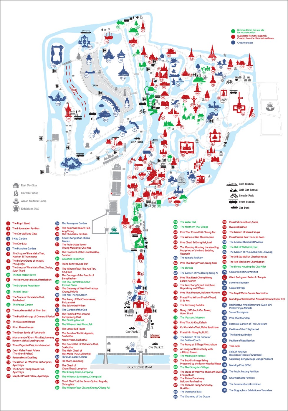 แผนที่เมืองโบราณในประเทศไทย