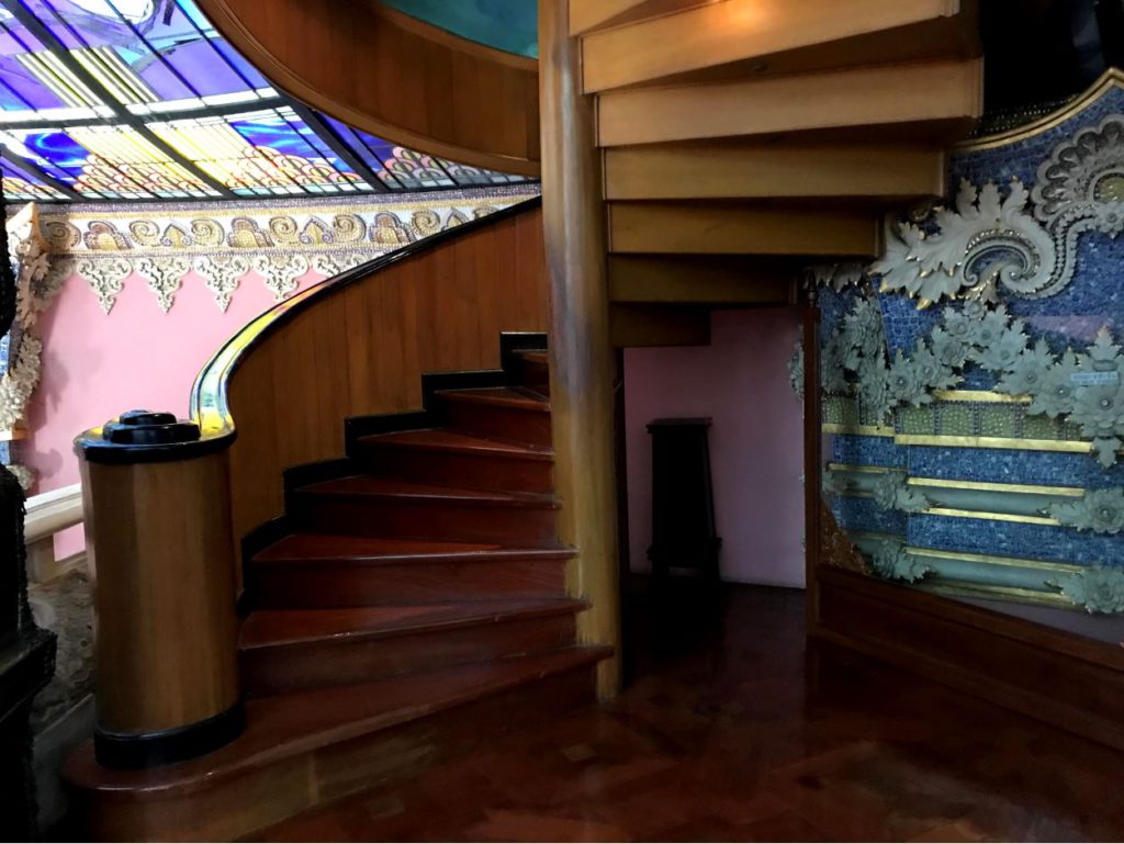 Entrance to the second floor, Erawan museum