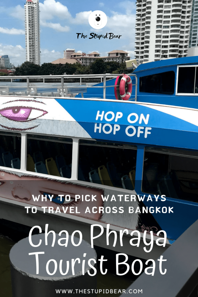 Hop On hop On Chao Phraya tourist boat, Bangkok, Thailand