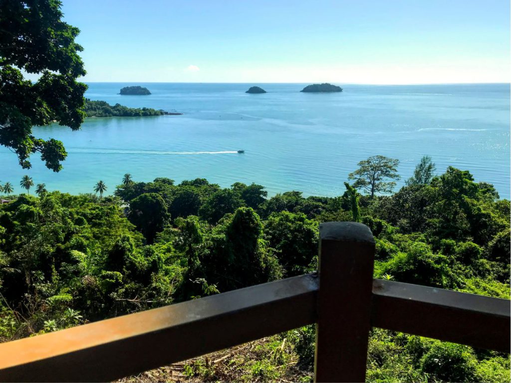 Aerial View of nearby islands from Viewpoint