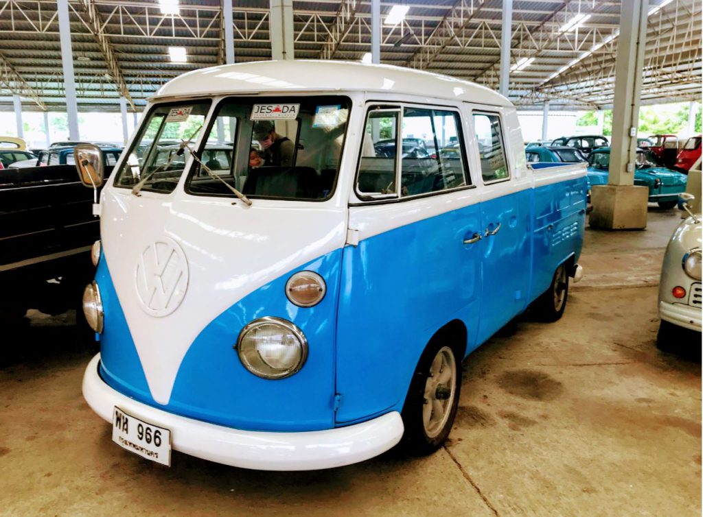 An iconic Volkswagon minivan, Jesada Technik Museum