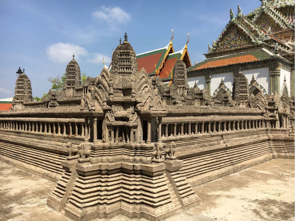 Angkor Wat miniature inside Grand Palace