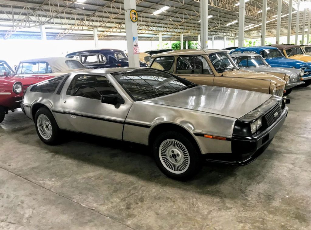 DMC De Lorean from the movie 'Back to the Future', Jesada Technik Museum