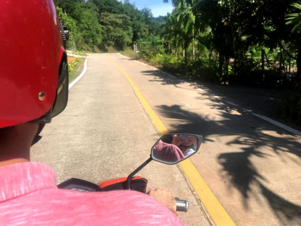Driving a two wheeler in Koh Chang