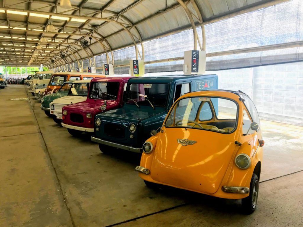 Fleet of cars inside Jesada Technik Museum