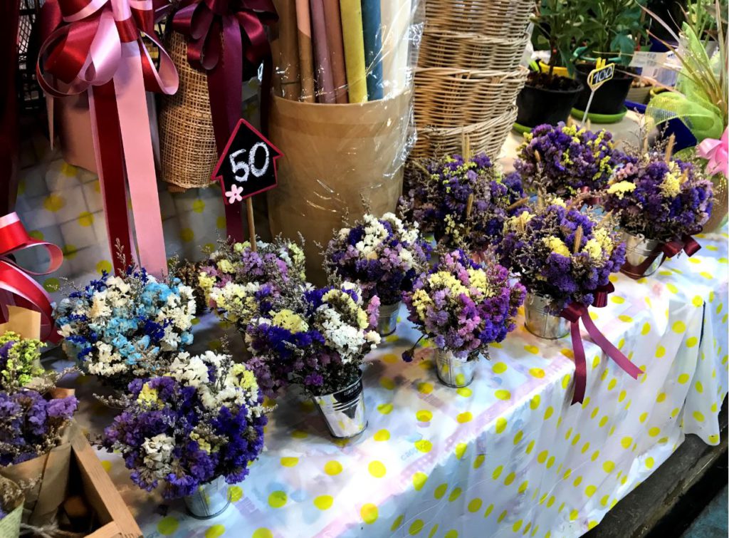 Flower Bouquets at Flower Market