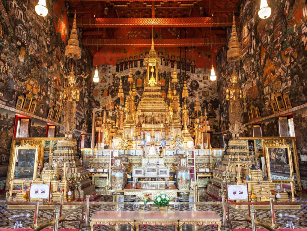 Inside the Chapel of Emerald Buddha