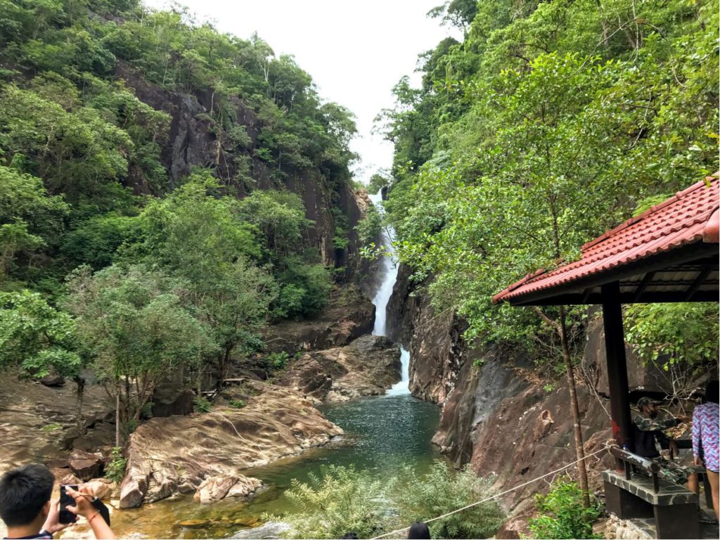 Khlong Phlu Waterfall in Koh Chang