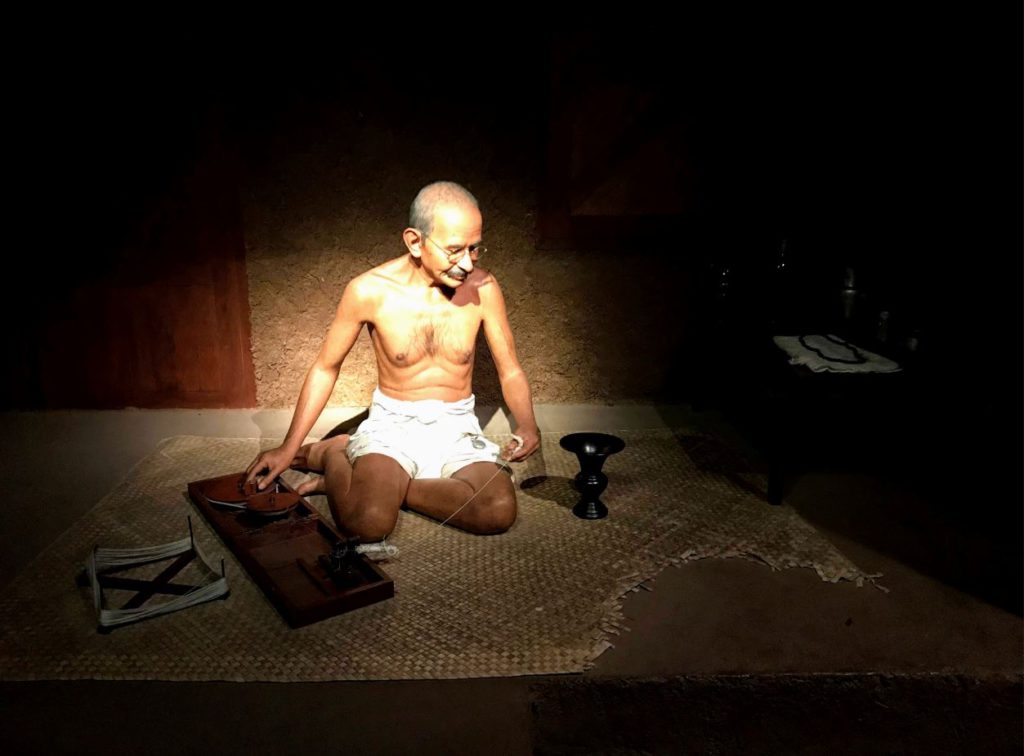Sculpture of Mahatama Gandhi, Thai Human Imagery Museum