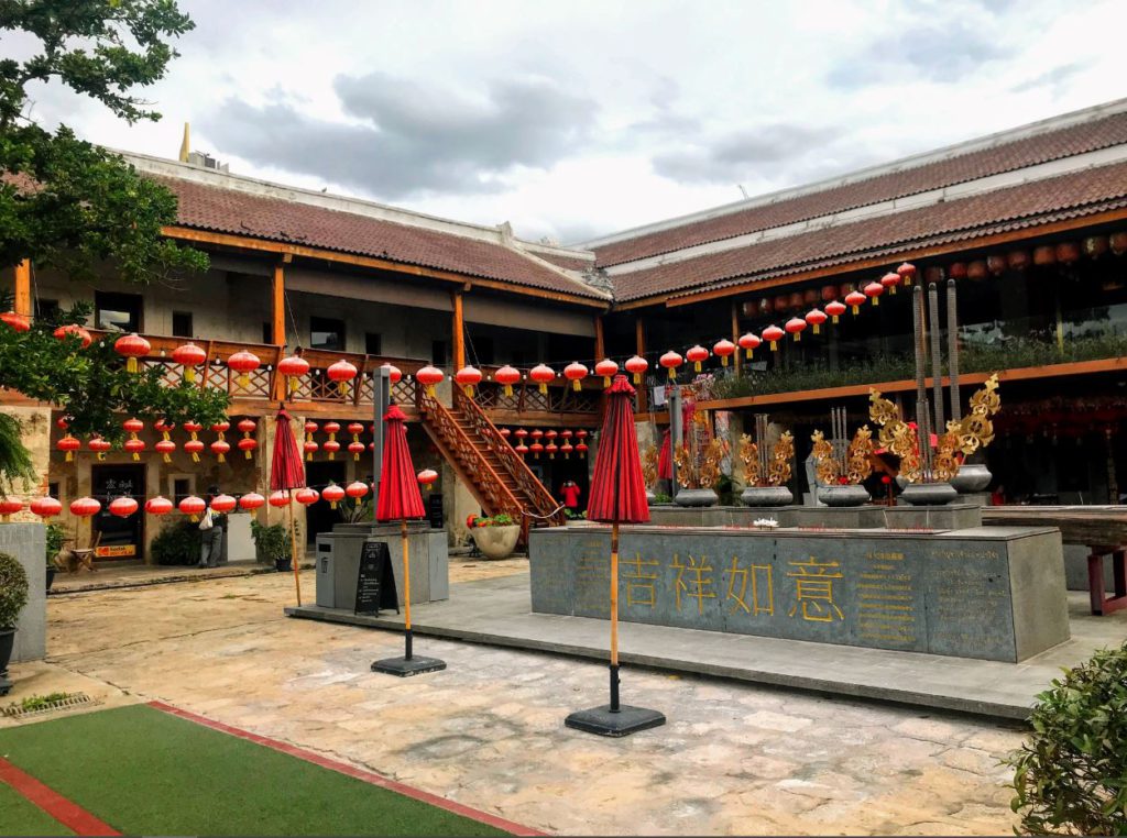 Mazu Shrine in the courtyard at Lhong 1919