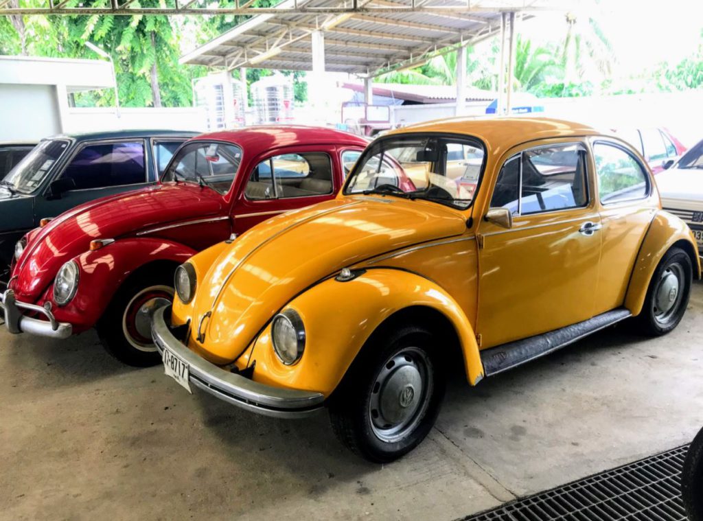 Old models of Volkswagon Beetle, Jesada Technik Museum