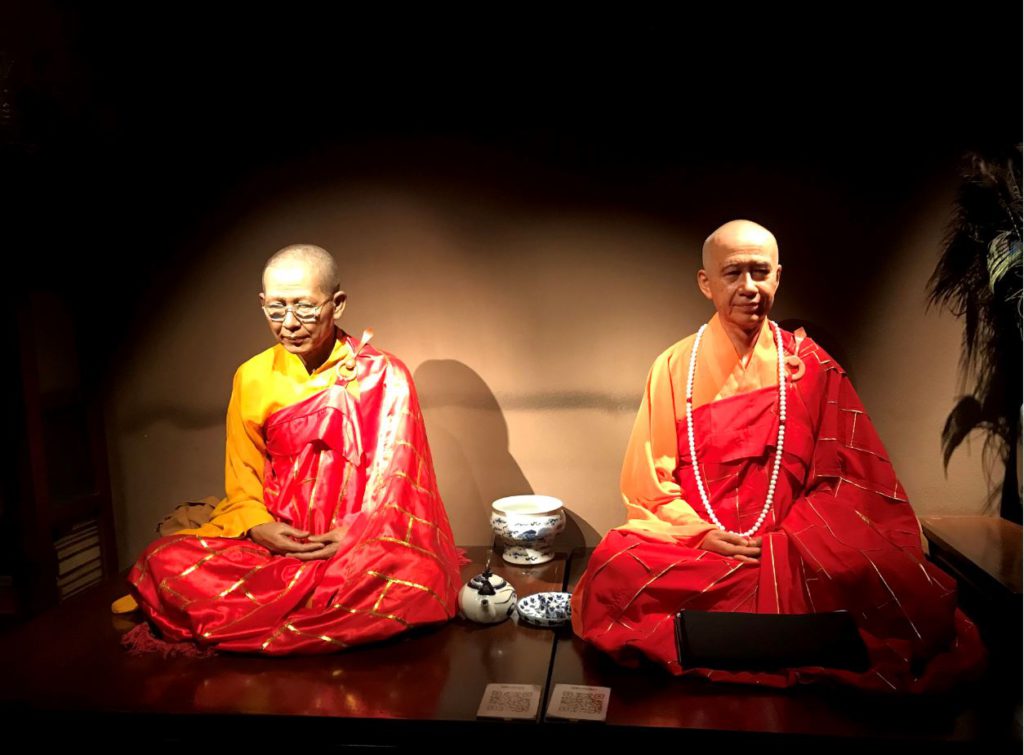Sculptures of some of the most revered monks of Thailand, Thai Human Imagery Museum