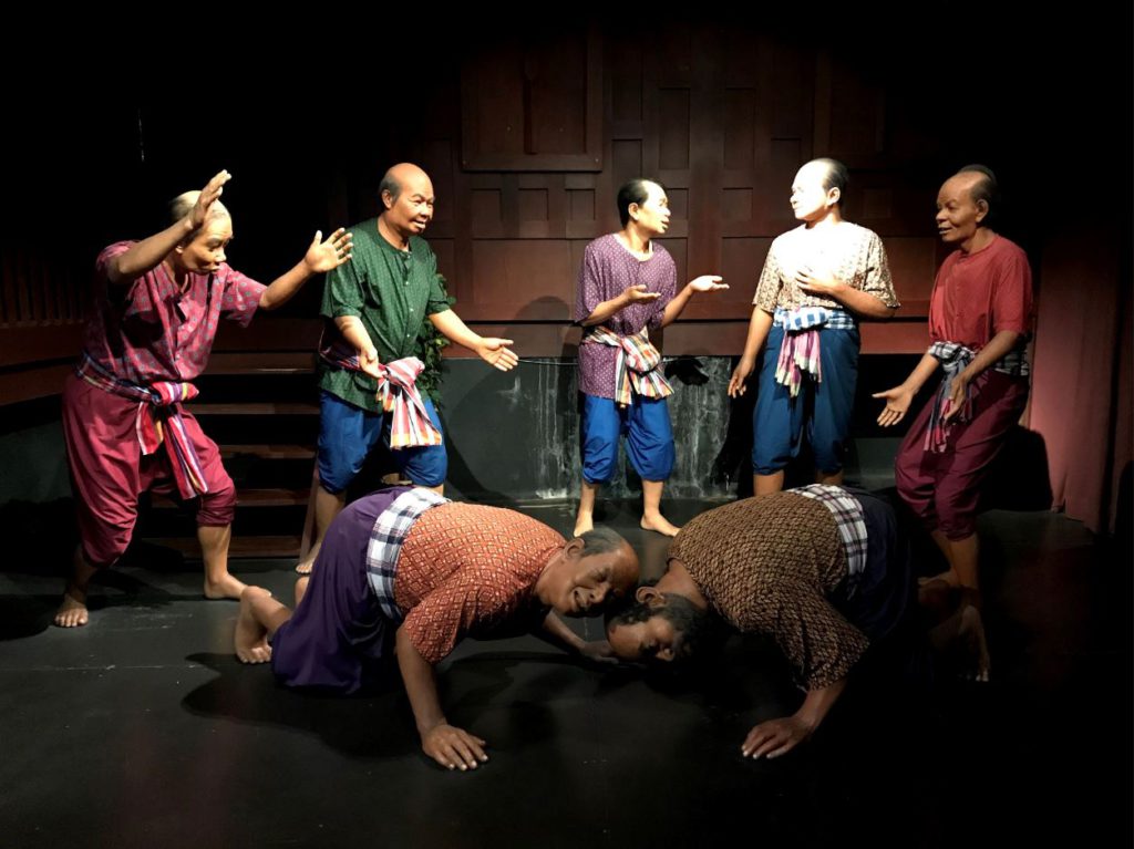 Thai people playing games, Thai Human Imagery Museum