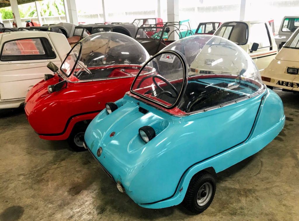 Unique one person bubble cars, Jesada Technik Museum