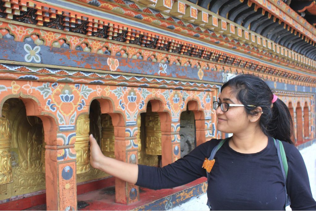 Inside Punakha Dzong