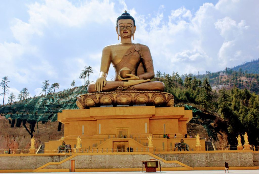 The statue of Buddha Dordemna, Thimphu