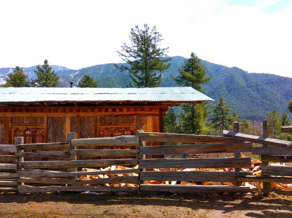 Timber homes in the area, Phobjikha