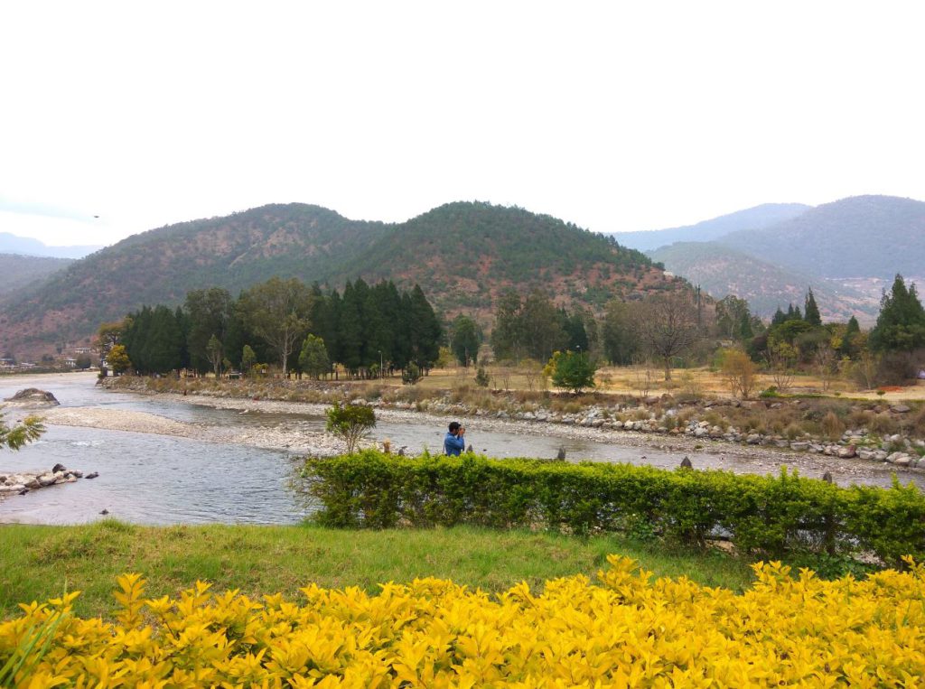 Valley of Punakha in March