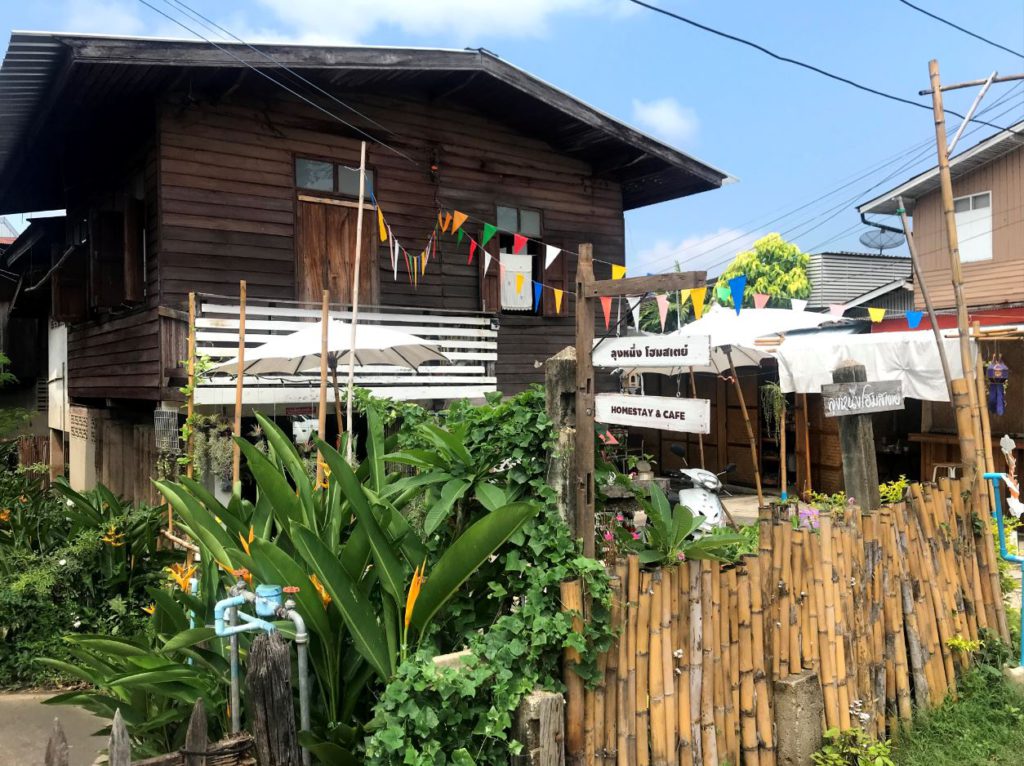 A traditional wooden style Lanna homestay, Nan, Thailand