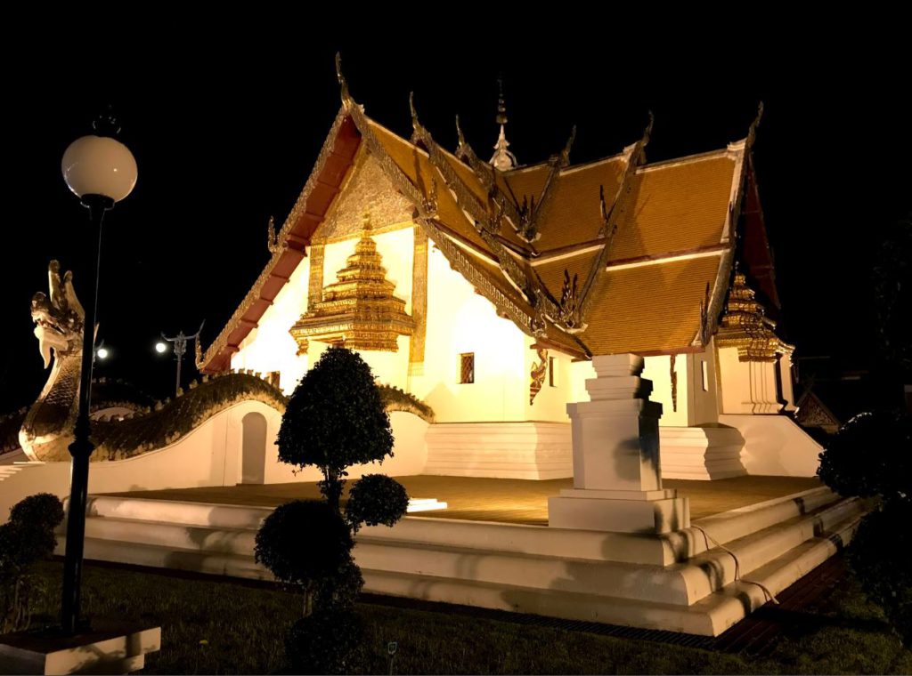 Wat Phumin at night in Nan