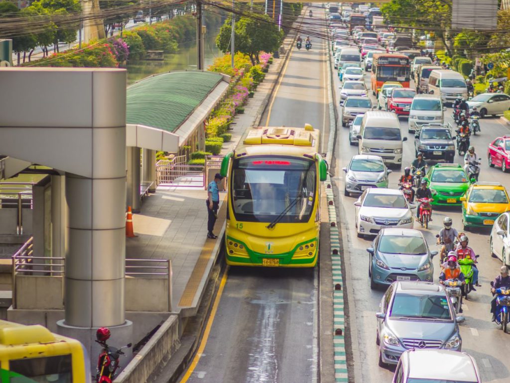 BRT Line, Bangkok, how to travel inside Bangkok