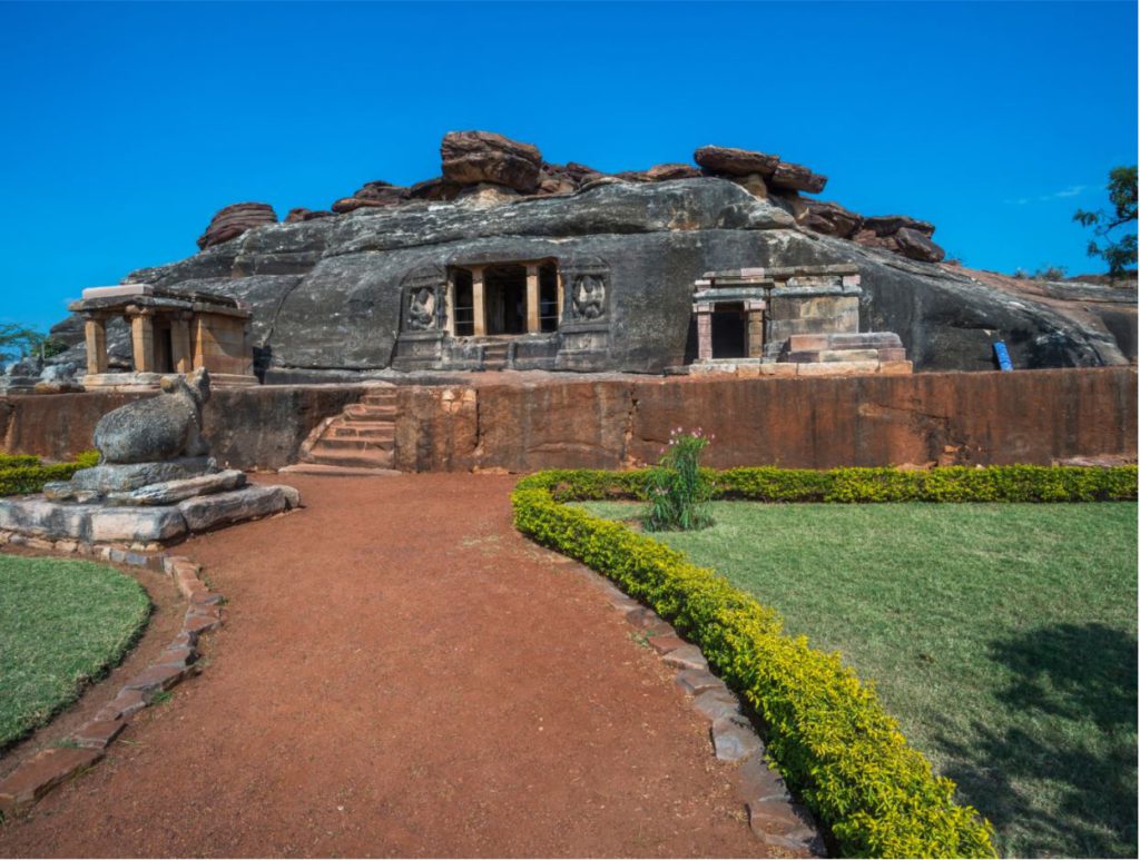 Restored cave complex, a UNESCO World heritage Site