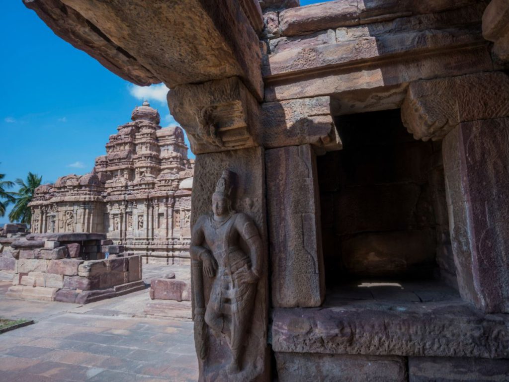 Stone engraving inside the temples