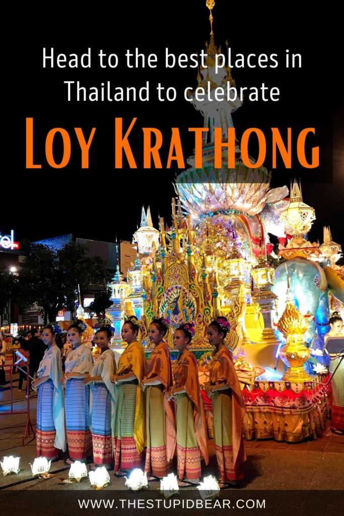 celebrating Loy Krathong in Thailand