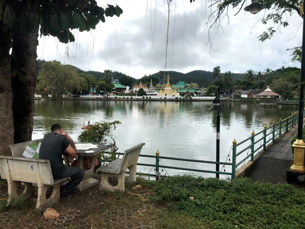 Chong Kham Public park next to the lake, Mae Hong Son