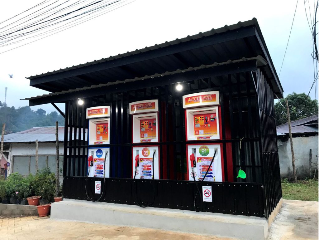 Fuel station at Ban Rak Thai