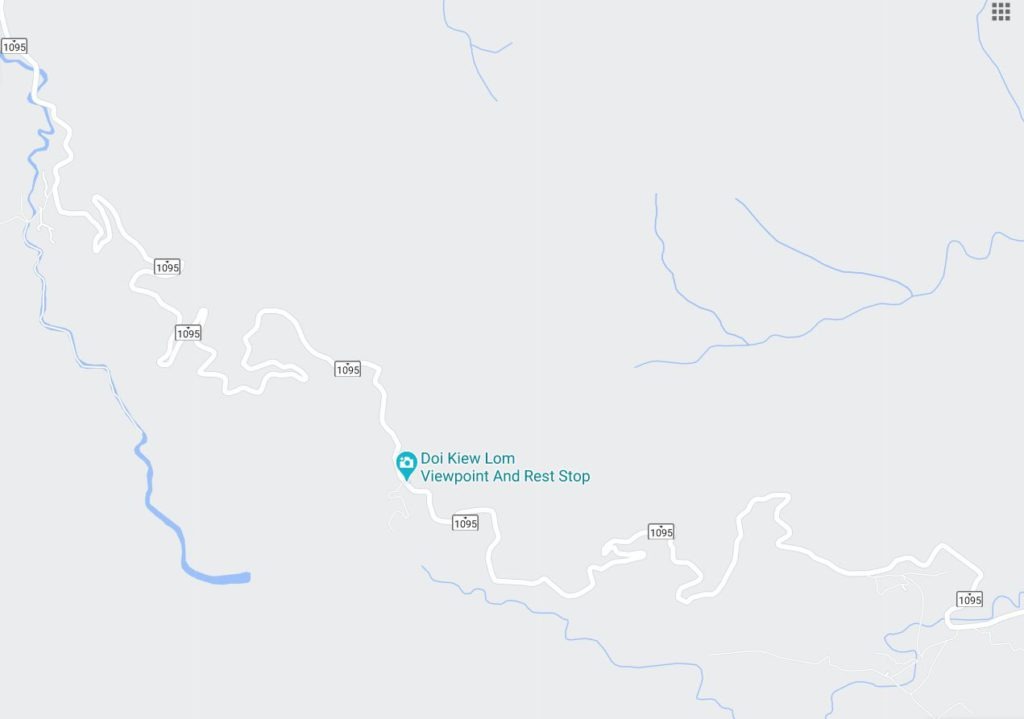 Road to Mae Hong Son on Google Maps