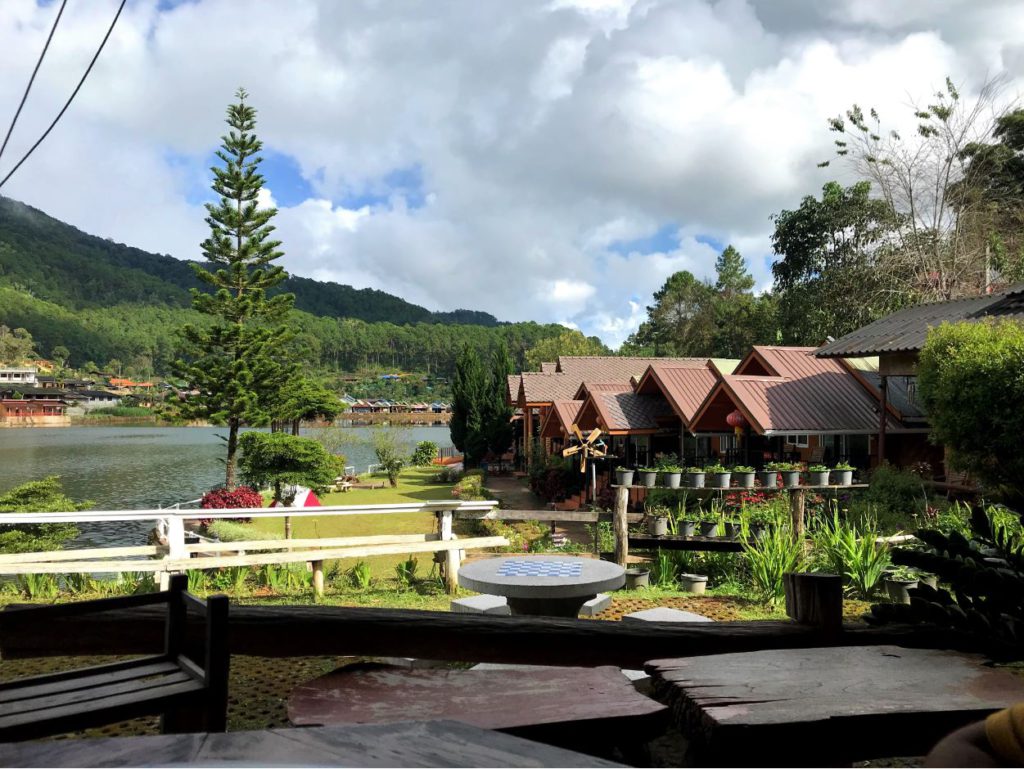 View of the village Ban Rak Thai