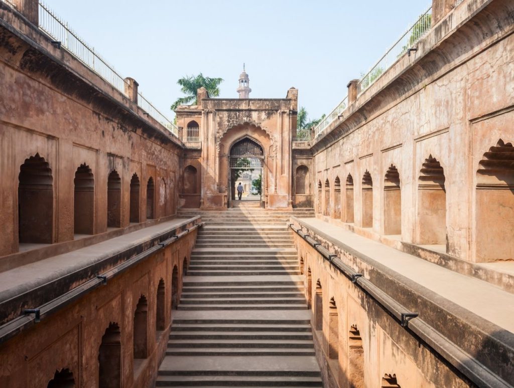 Step well inside Bada Imambara