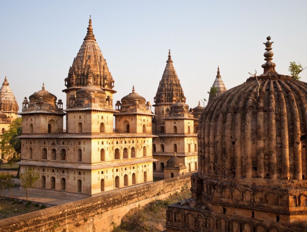 Cenotaphs or Chattris in Orchha