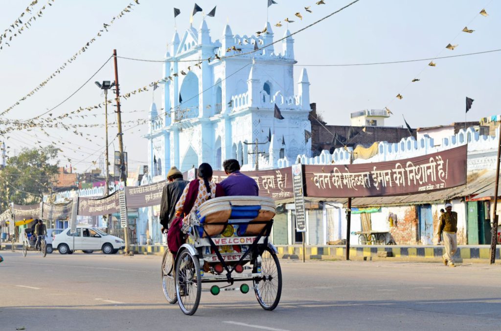 A rickshaw in Lucknow