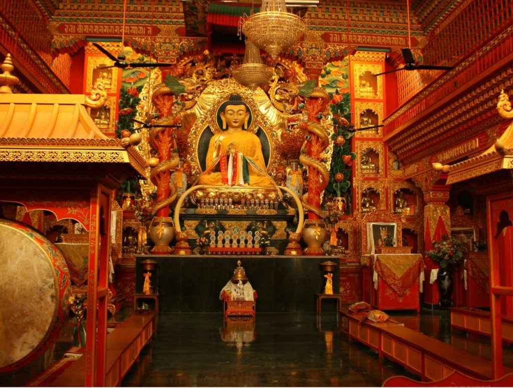 A tibetan monastery in Sarnath
