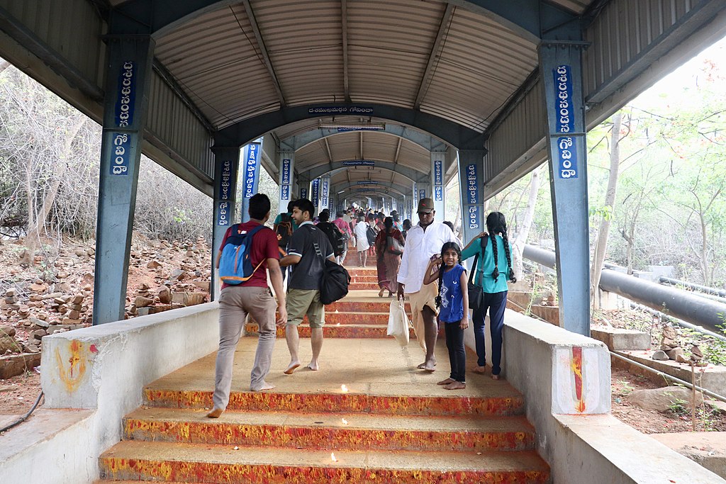 Steps to Tirupati Balaji