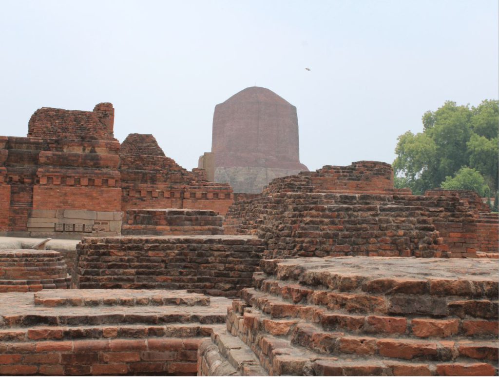 The ruins of Sarnath near Varanasi