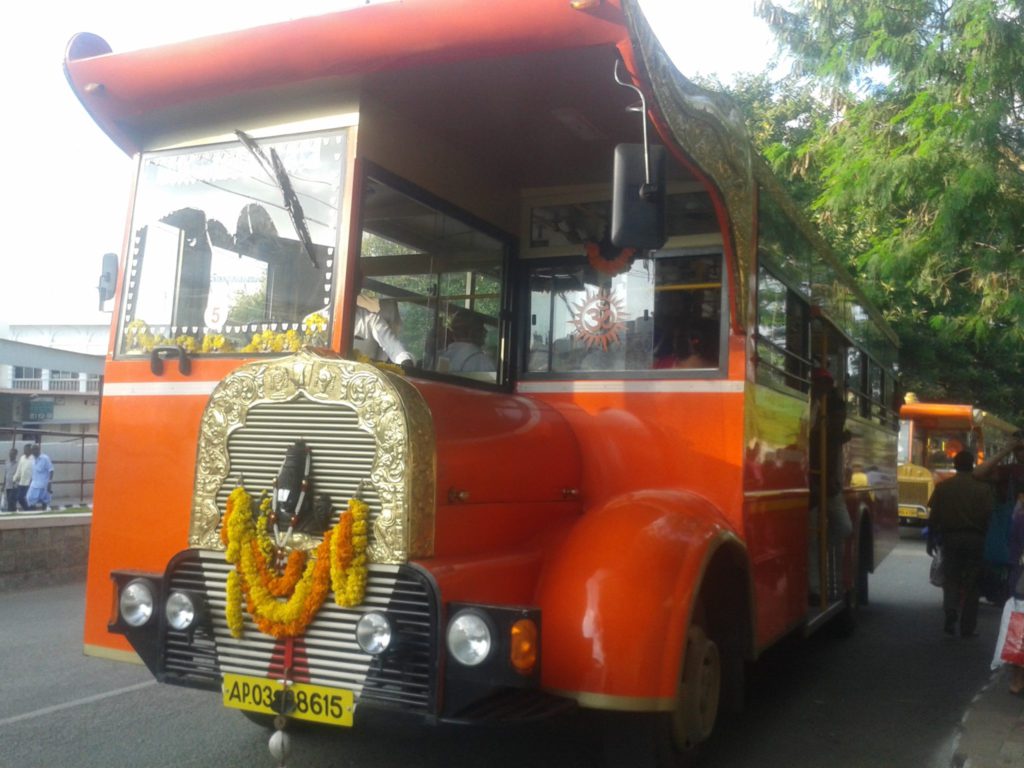 Free Bus or Dharmaradham in Tirupati.